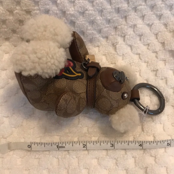 Coach Sig C Bear Doll Keychain - Picture 3 of 4